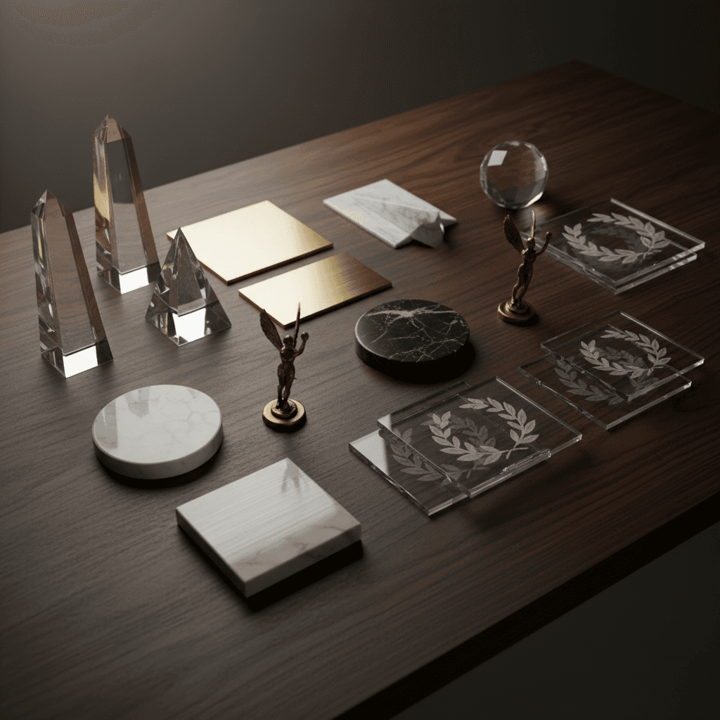 Crystal vs Acrylic vs Metal: Choosing the Right Custom Trophy Material