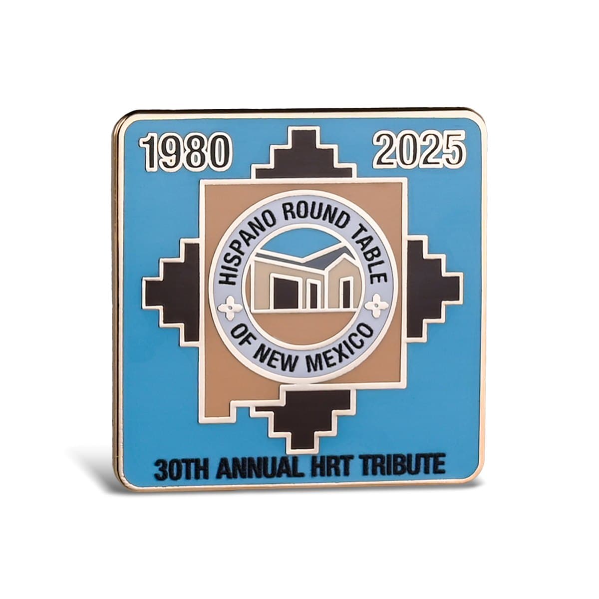 Custom hard enamel anniversary award pin