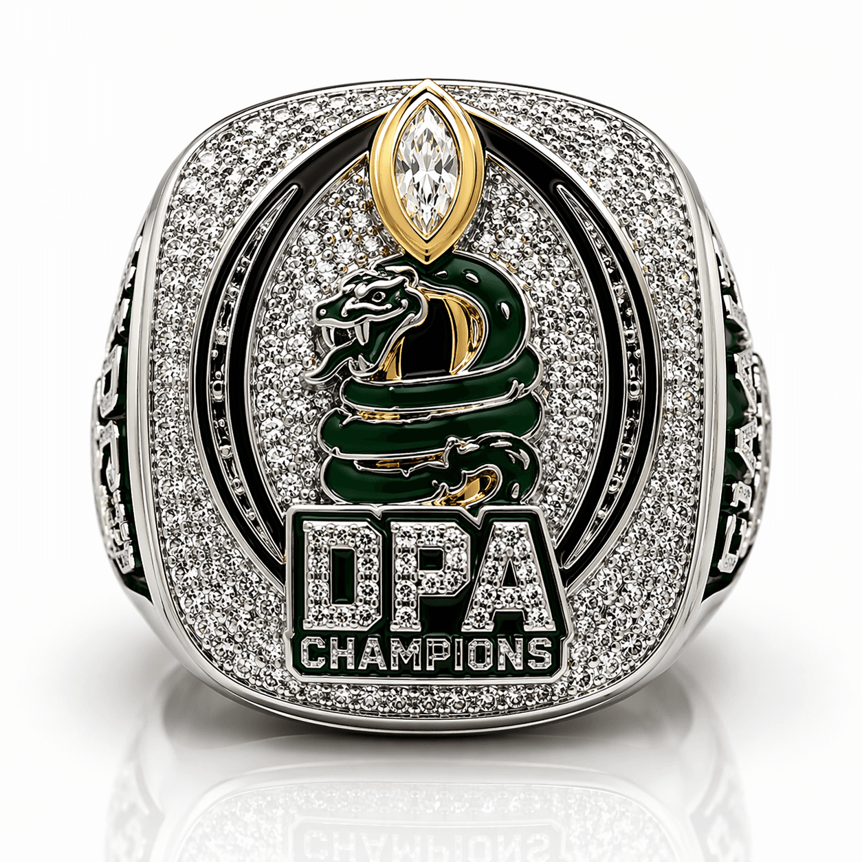 Heirloom-quality family crest ring