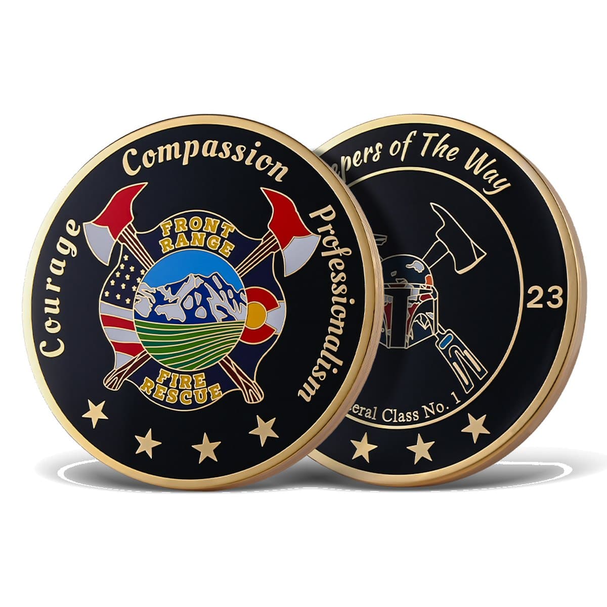 3D digital proof for a custom challenge coin before production