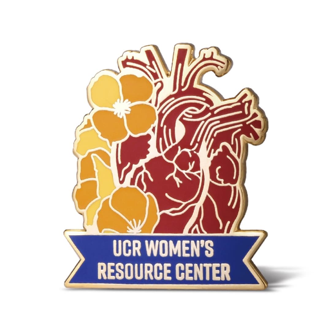 Elite hard enamel anatomical heart lapel pin with polished flush color fill and fine detail