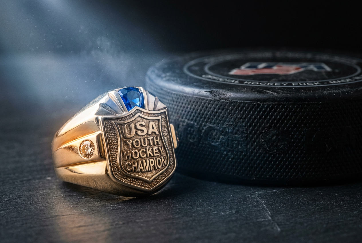 Get Your Custom Youth Hockey Championship Rings at Colucci Custom Awards