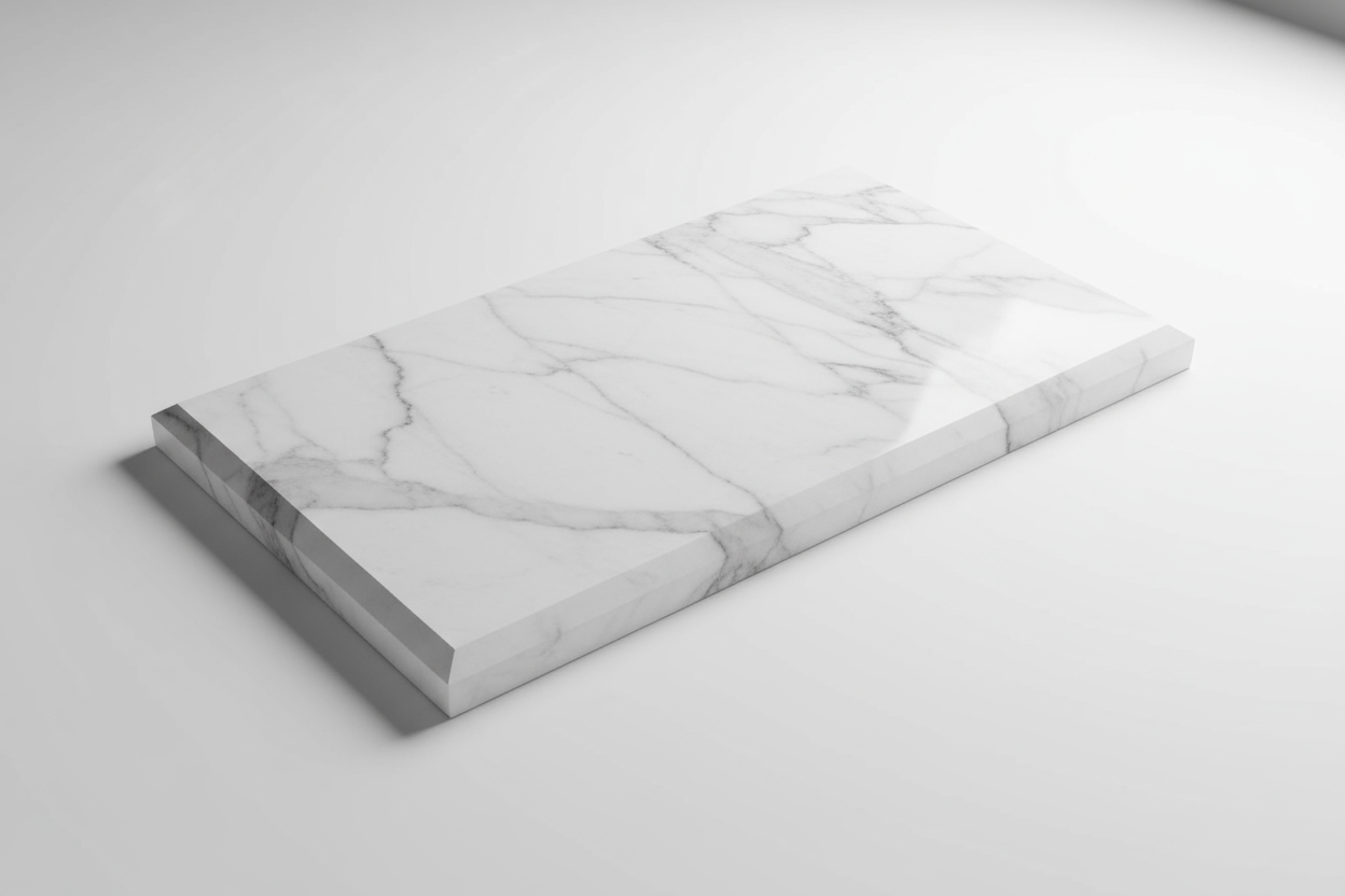 Plaque 12x15 White Marble
