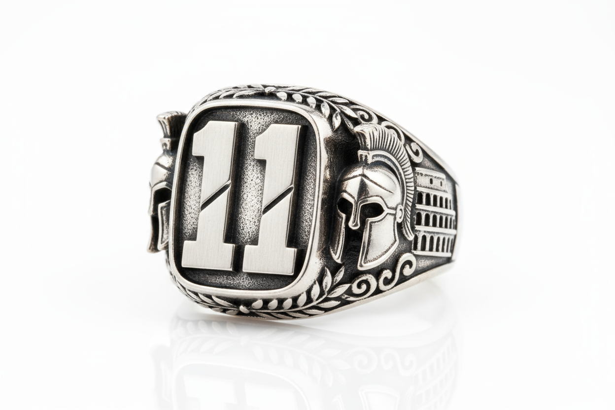  Xpress Gladiator 11 Silver Ring
