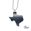 2in Texas DogTag Black